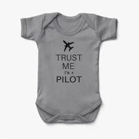 Thumbnail for Trust Me I'm A Pilot Baby Bodysuit - view 7