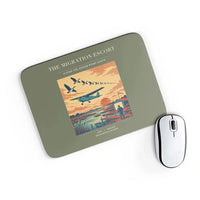 Thumbnail for VINTAGE G4448 - The Migration Escort - Designed Mouse Pads design on greenarmy rectangle