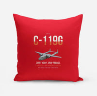 Thumbnail for C-119G Flying Boxcar design on red pillow