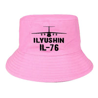 Thumbnail for ILyushin IL-76 & Plane summer hat - light pink