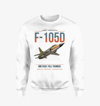 Thumbnail for F-105D Thunderchief design on white sweatshirt