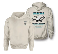 Thumbnail for DJI Spark design on khaki hoodie