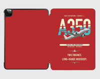 Thumbnail for Airbus A350-900 design on red ipad tablet case
