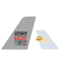 Thumbnail for Airline Pilot Label Brooch - view 7