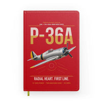 Thumbnail for P-36A Hawk design on red notebook
