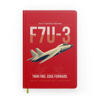 Thumbnail for F7U-3 Cutlass design on red notebook
