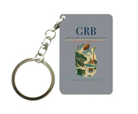 Thumbnail for Green Bay–Austin Straubel International Airport (GRB) design on gray key chain