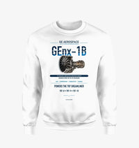 Thumbnail for GEnx-1B design on white sweatshirt