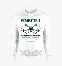 Thumbnail for Skyfront Perimeter 8 design on white sweatshirt