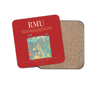 Thumbnail for Región de Murcia International Airport (RMU) design on red 1 piece coaster