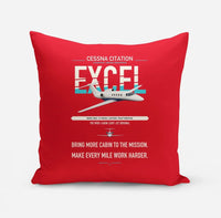 Thumbnail for Cessna Citation Excel design on red pillow