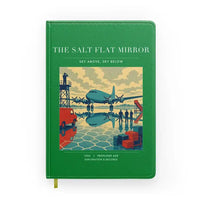 Thumbnail for VINTAGE G4333 - The Salt Flat Mirror - Designed Notebooks design on green