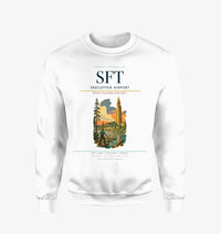 Thumbnail for Skellefteå Airport (SFT) design on white sweatshirt