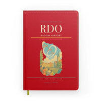 Thumbnail for Radom Airport (RDO) design on red notebook