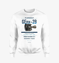 Thumbnail for GEnx-2B design on white sweatshirt