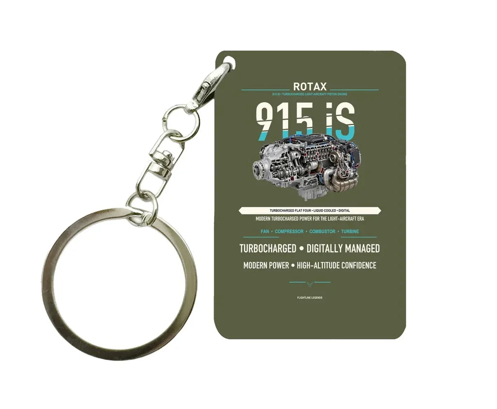 915 iS Key Chain design on green army key chain