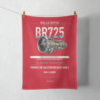 Thumbnail for BR725 design on red towel