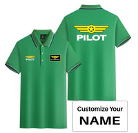 Thumbnail for Customisable Pilot & Badge Polo Shirt - view 7