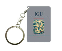Thumbnail for Foz do Iguaçu International Airport (IGU) design on gray key chain