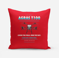 Thumbnail for DJI Agras T100 design on red pillow