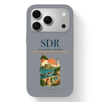 Thumbnail for Santander Airport (SDR) design on gray iPhone 17 Pro MagSafe case