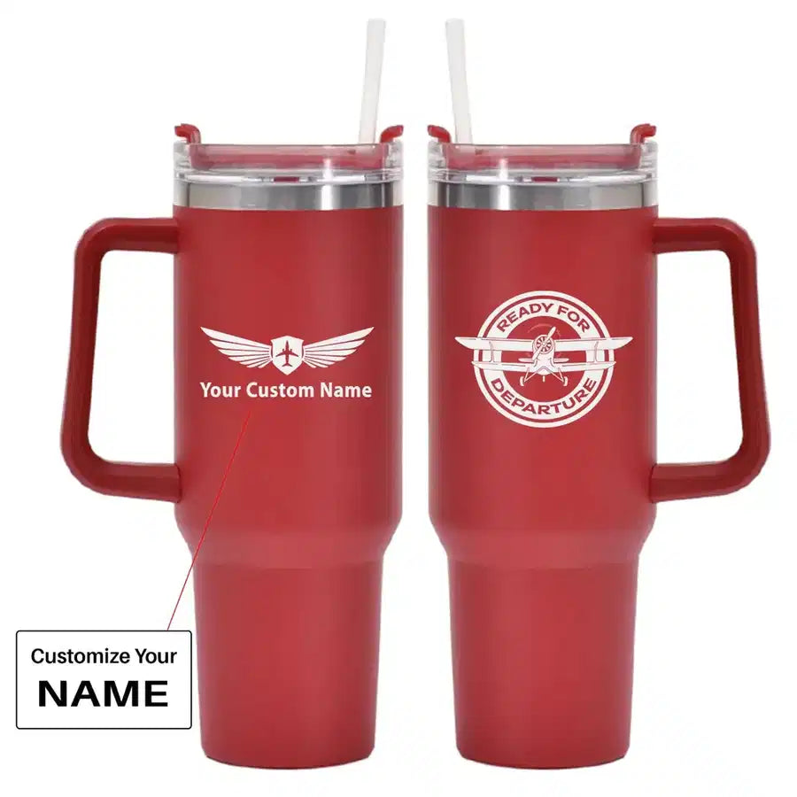 Customisable Ready for Departure Mug - view 7