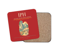 Thumbnail for Sultan Azlan Shah Airport (IPH) design on red 1 piece coaster