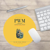 Thumbnail for Portland International Jetport (PWM) design on yellow round mouse pad