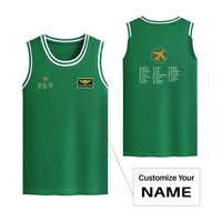 Thumbnail for Customisable Aviation Alphabet Basketball Print - view 7