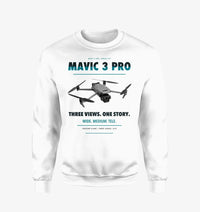 Thumbnail for DJI Mavic 3 Pro design on white sweatshirt