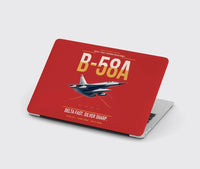 Thumbnail for B-58A Hustler design on red MacBook case