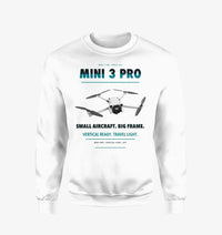 Thumbnail for DJI Mini 3 Pro design on white sweatshirt