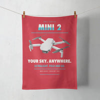 Thumbnail for DJI Mini 2 design on red towel