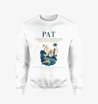 Thumbnail for Jay Prakash Narayan International Airport (PAT) design on white sweatshirt
