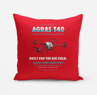 Thumbnail for DJI Agras T40 design on red pillow