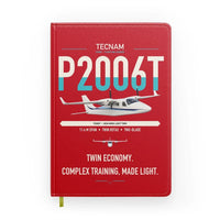 Thumbnail for Tecnam P2006T design on red notebook