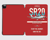 Thumbnail for Cirrus SR20 design on red ipad tablet case