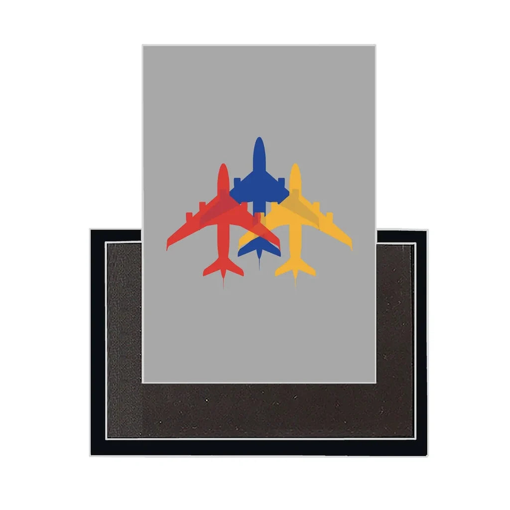 Colourful 3 Airplanes Magnet - view 7