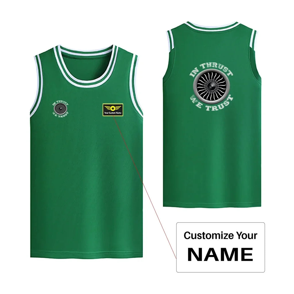 Customisable Thrust We Trust Basketball Print - view 7