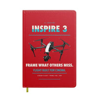 Thumbnail for DJI Inspire 3 design on red notebook