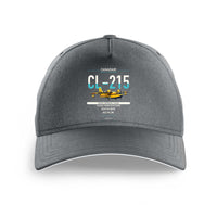 Thumbnail for Canadair CL-215 design on gray printed hat