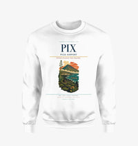 Thumbnail for Pico Airport (PIX) design on white sweatshirt