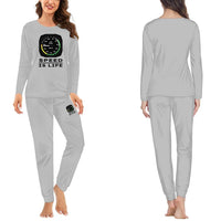 Thumbnail for Speed Is Life women pajamas - Light Gray