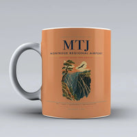 Thumbnail for Montrose Regional Airport (MTJ) airport code design on orange ceramic mug