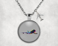 Thumbnail for Multicolor Airplane Necklace - view 7