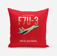 Thumbnail for F7U-3 Cutlass design on red pillow