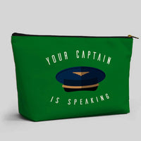Thumbnail for Your Captain Is Speaking Zipper Pouch - view 7