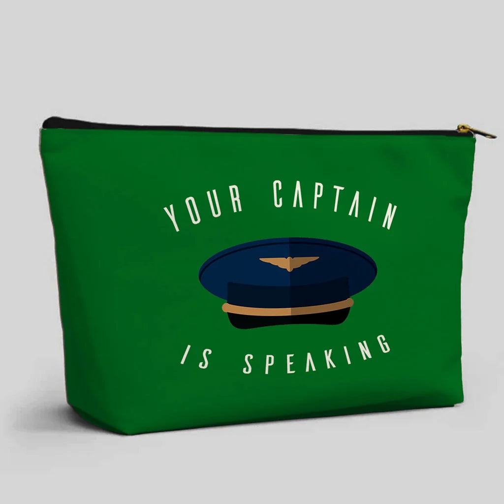 Your Captain Is Speaking Zipper Pouch - view 7