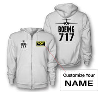 Thumbnail for Customisable Boeing 717 Hoodie - view 7