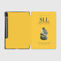 Thumbnail for Salalah Airport (SLL) design on yellow samsung tablet tablet case